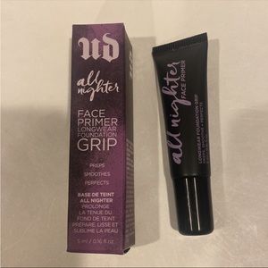 URBAN DECAY All Nighter Face Primer Longwear Foundation Grip Travel Size